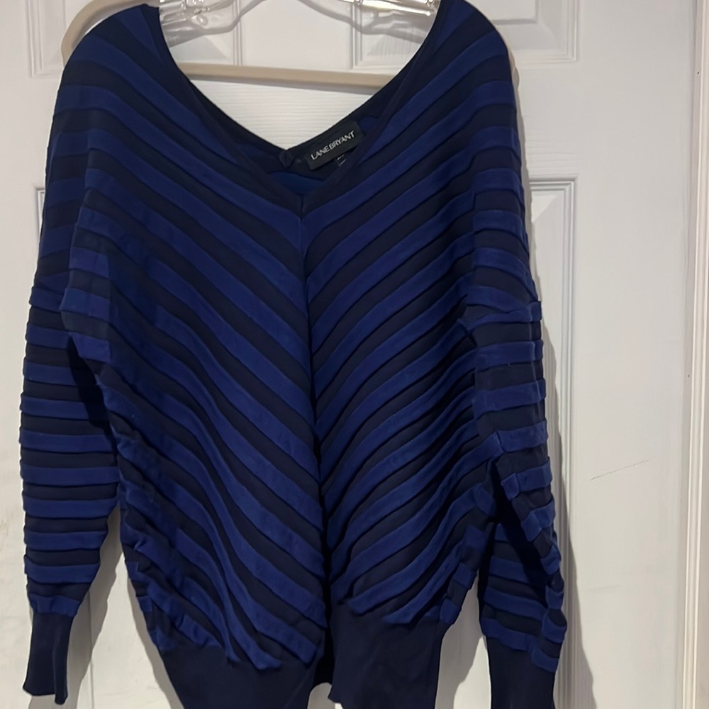 Royal/navy blue v neck classy sweater